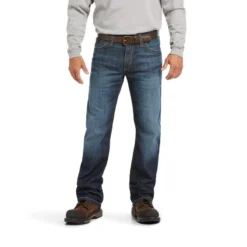 Ariat Work FR: Men's FR M4 10023466 Low Rise Stretch DuraLight Boot Cut Jeans 8 Ariat Work FR: Men's FR M4 10023466 Low Rise Stretch DuraLight Boot Cut Jeans -Eagle Shop 10023466 front 1