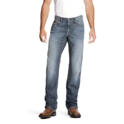 Ariat Work FR: Men's FR 10023467 Bryce M4 Low Rise Stretch DuraLight Boot Cut Jeans 9 Ariat Work FR: Men's FR 10023467 Bryce M4 Low Rise Stretch DuraLight Boot Cut Jeans -Eagle Shop 10023467 front