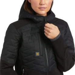 Ariat Rebar Jackets: Women's 10037511 Black Cloud 9 Insulated Jacket -Eagle Shop 10037511 01
