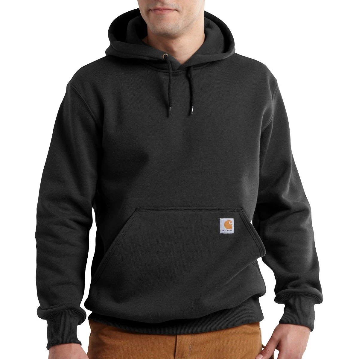 Carhartt Sweatshirts: Men's 100615 001 Black Paxton Rain Defender Hooded Sweatshirt 2 Carhartt Sweatshirts: Men's 100615 001 Black Paxton Rain Defender Hooded Sweatshirt - Image 2