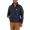 Carhartt Jacket: Men's Crowley 102199 412 Navy Water Repellent Jacket