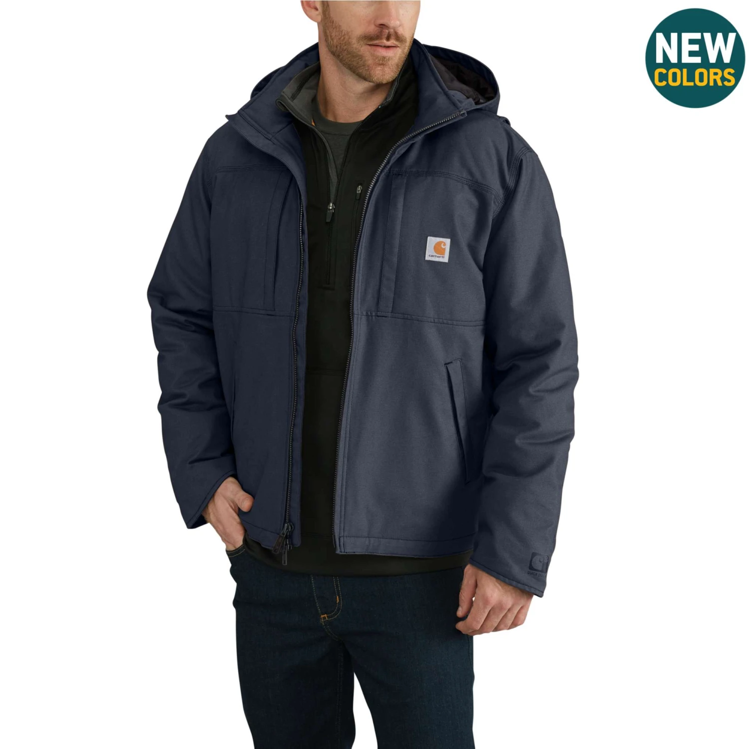 Carhartt Jacket: Men's 102207 412 Navy Full Swing Cryder Winter Jacket 1 Carhartt Jacket: Men's 102207 412 Navy Full Swing Cryder Winter Jacket