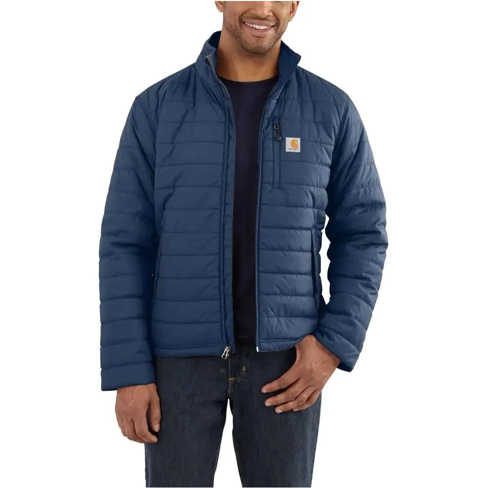 Carhartt Jacket: Men's 102208 476 Dark Blue Rain Defender Relaxed Fit Lightweight Insulated Jacket 1 Carhartt Jacket: Men's 102208 476 Dark Blue Rain Defender Relaxed Fit Lightweight Insulated Jacket
