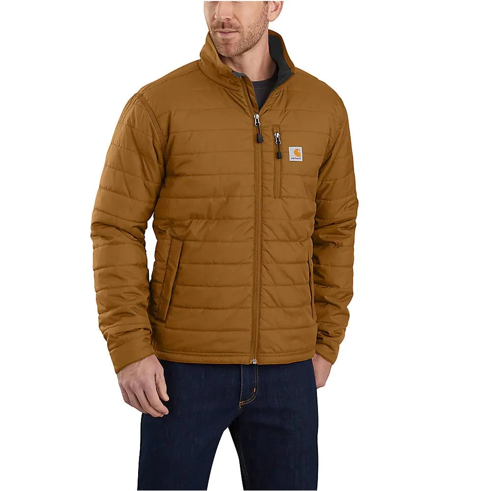 Carhartt Jacket: Men's 102208 BRN Brown Rain Defender Relaxed Fit Lightweight Insulated Jacket 1 Carhartt Jacket: Men's 102208 BRN Brown Rain Defender Relaxed Fit Lightweight Insulated Jacket