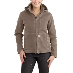 Carhartt Outerwear: Women's 102248 077 Full Swing Caldwell Stretch Sandstone Jacket
