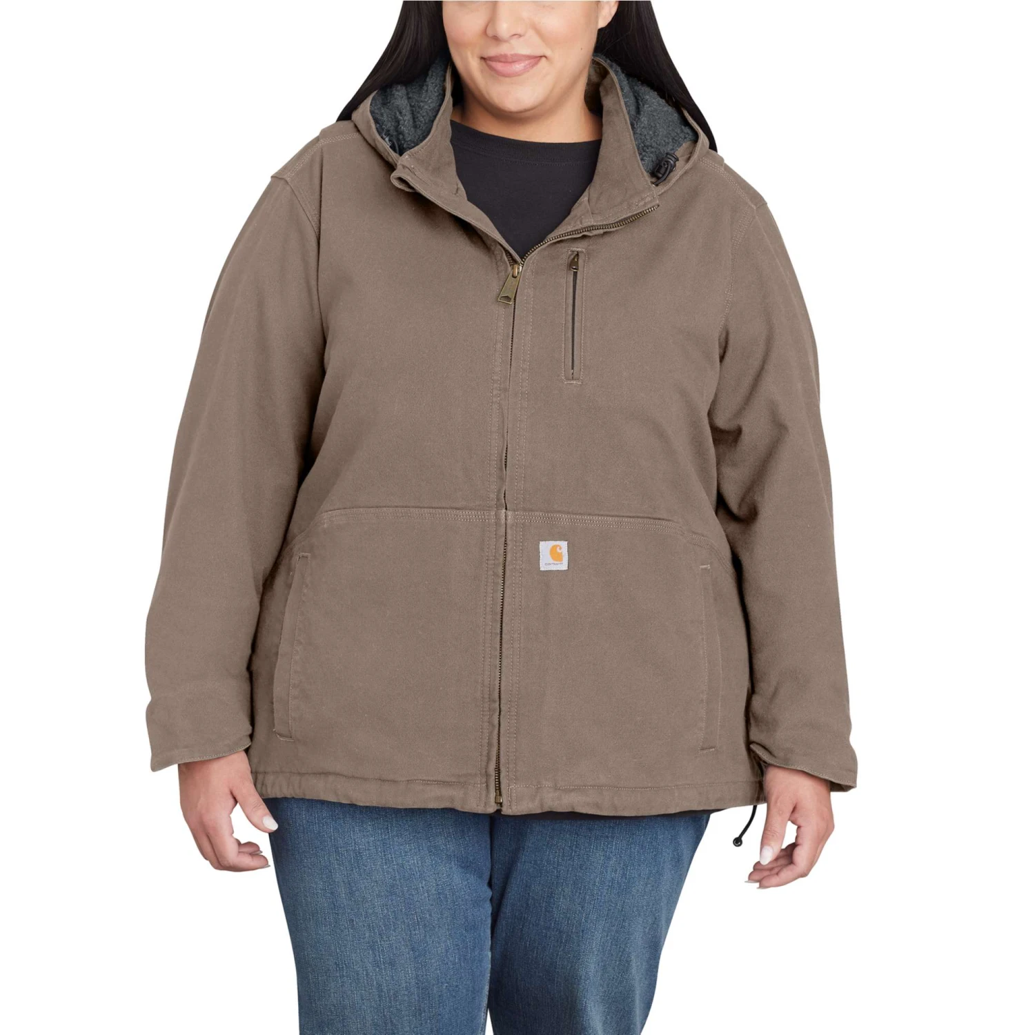 Carhartt Outerwear: Women's 102248 077 Full Swing Caldwell Stretch Sandstone Jacket 2 Carhartt Outerwear: Women's 102248 077 Full Swing Caldwell Stretch Sandstone Jacket - Image 2