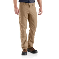 Carhartt Pants: Men's 103109 253 Dark Khaki Rugged Professional Relaxed Fit