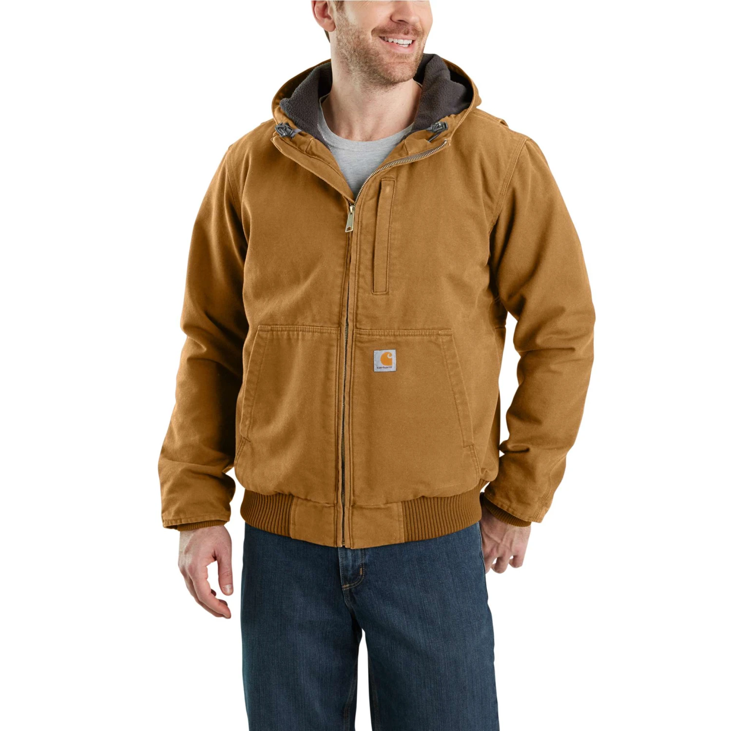 Carhartt Men's Jacket: 103371 211 Carhartt Brown Full Swing Armstrong Active Jacket 1 Carhartt Men's Jacket: 103371 211 Carhartt Brown Full Swing Armstrong Active Jacket