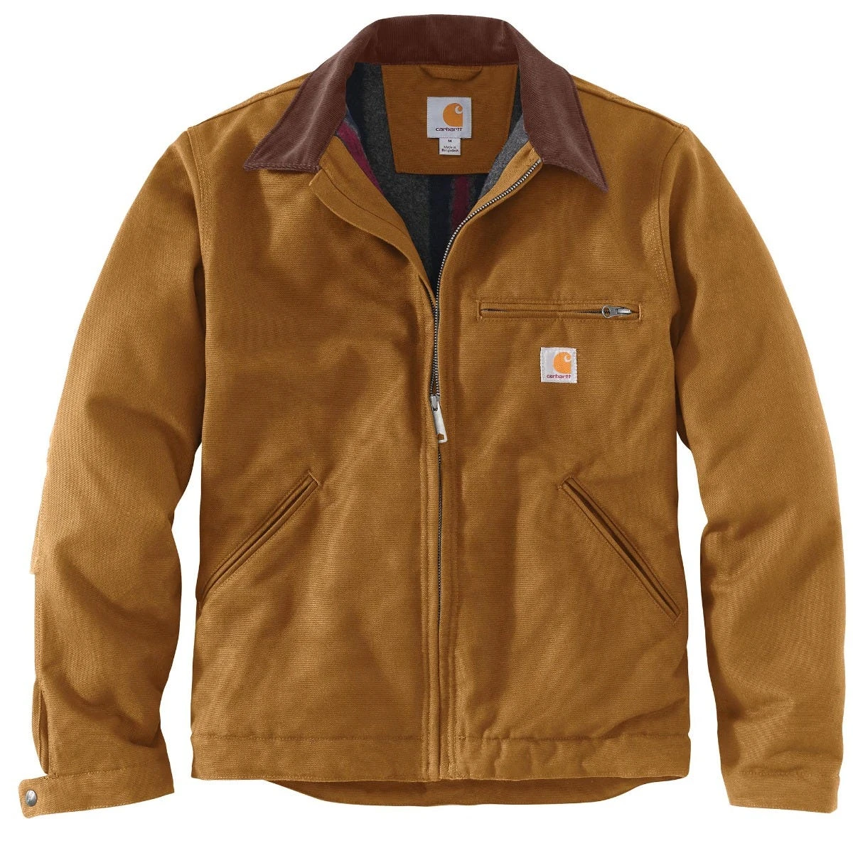 Carhartt Jackets: Men's 103828 BRN Brown Blanket Lined Relaxed Fit Detroit Jacket 1 Carhartt Jackets: Men's 103828 BRN Brown Blanket Lined Relaxed Fit Detroit Jacket