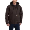 Carhartt Outerwear: Men's 104050 DKB Washed Duck Insulated Loose Fit Active Jacket
