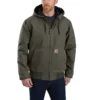 Carhartt Outerwear: Men's 104050 MOS Washed Duck Insulated Loose Fit Active Jacket