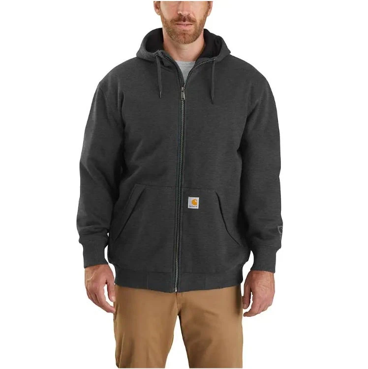 Carhartt Sweatshirts: Men's 104078 024 Carbon Heather Midweight Rain Defender Thermal Lined Sweatshirt 1 Carhartt Sweatshirts: Men's 104078 024 Carbon Heather Midweight Rain Defender Thermal Lined Sweatshirt
