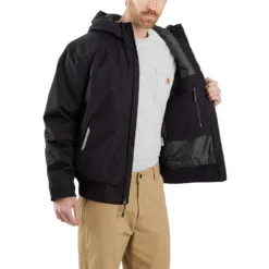 Carhartt Jackets: Men's 104458 N04 Black Yukon Extreme Jacket 8 Carhartt Jackets: Men's 104458 N04 Black Yukon Extreme Jacket -Eagle Shop 104458n04 avl
