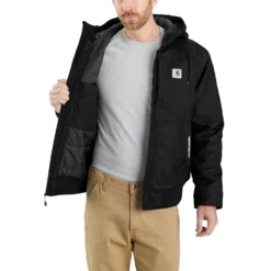 Carhartt Jackets: Men's 104458 N04 Black Yukon Extreme Jacket 9 Carhartt Jackets: Men's 104458 N04 Black Yukon Extreme Jacket -Eagle Shop 104458n04 avr
