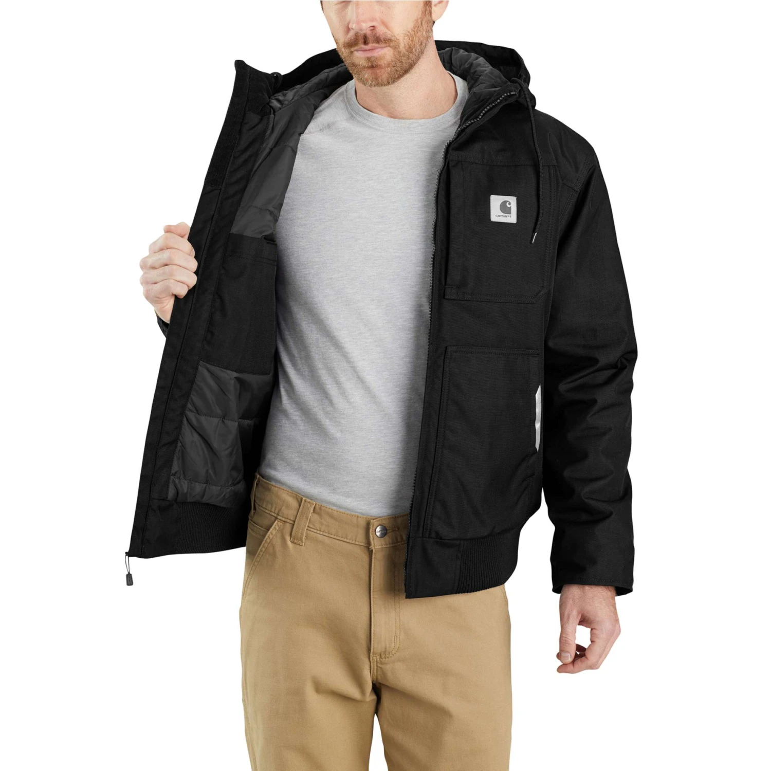 Carhartt Jackets: Men's 104458 N04 Black Yukon Extreme Jacket 5 Carhartt Jackets: Men's 104458 N04 Black Yukon Extreme Jacket - Image 5