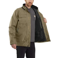 Carhartt Jackets: Men's 104460 391 Burnt Olive Full Swing Yukon Insulated Coat 6 Carhartt Jackets: Men's 104460 391 Burnt Olive Full Swing Yukon Insulated Coat -Eagle Shop 104460391 avl