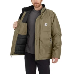 Carhartt Jackets: Men's 104460 391 Burnt Olive Full Swing Yukon Insulated Coat 7 Carhartt Jackets: Men's 104460 391 Burnt Olive Full Swing Yukon Insulated Coat -Eagle Shop 104460391 avr