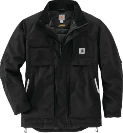 Carhartt Jackets: Men's 104460 N04 Black Full Swing Yukon Insulated Coat