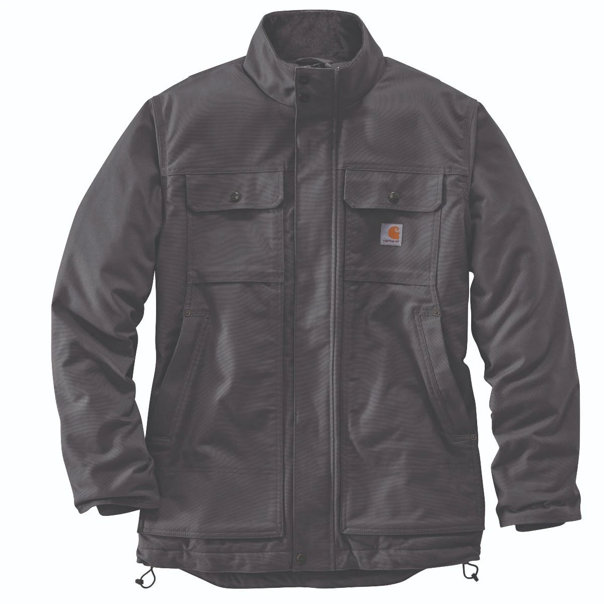 Carhartt Coat: Men's 104468 029 Shadow Full Swing Quick Duck Insulated Traditional Coat 1 Carhartt Coat: Men's 104468 029 Shadow Full Swing Quick Duck Insulated Traditional Coat