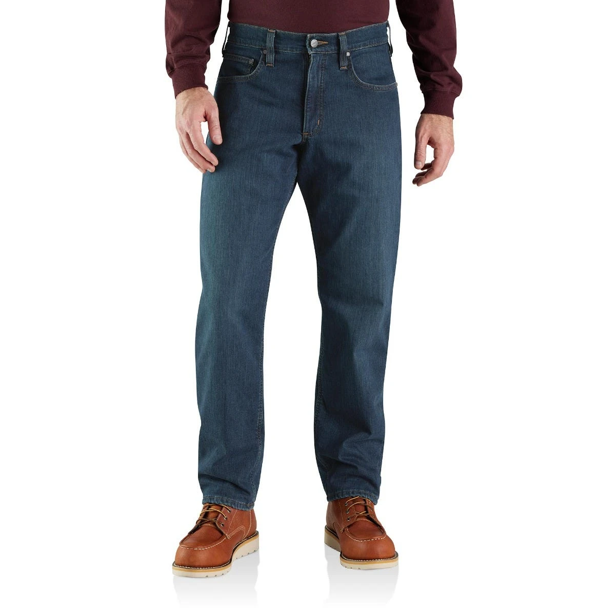 Carhartt Jeans: Men's 104939 H88 Rapids-Existing Rugged Flex Relaxed Fit Fleece-Lined 5-Pocket Jean 1 Carhartt Jeans: Men's 104939 H88 Rapids-Existing Rugged Flex Relaxed Fit Fleece-Lined 5-Pocket Jean