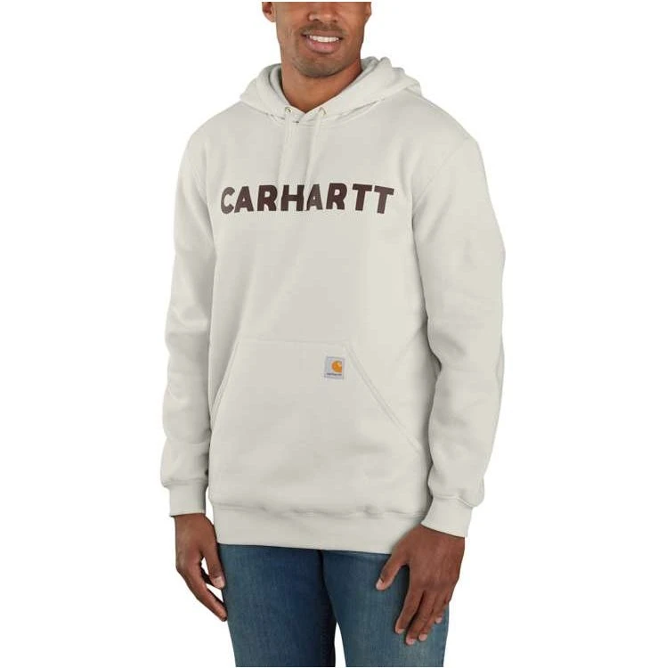 Carhartt Sweatshirts: Men's 105193 W03 Malt Loose Fit Midweight Logo Graphic Sweatshirt 1 Carhartt Sweatshirts: Men's 105193 W03 Malt Loose Fit Midweight Logo Graphic Sweatshirt