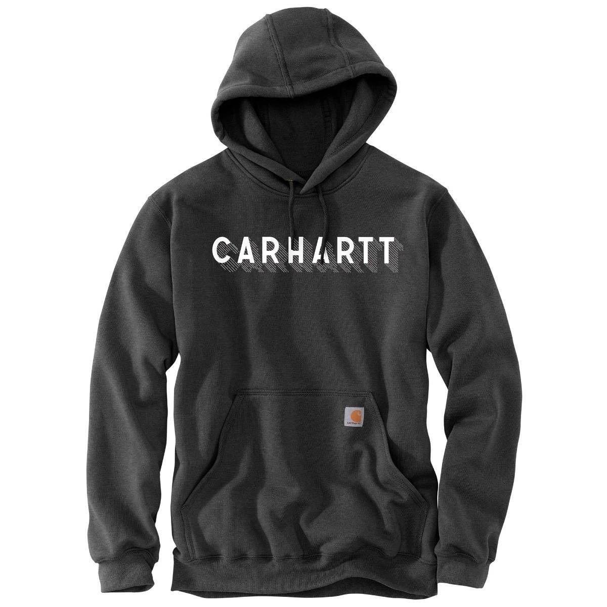 Carhartt Sweatshirts: Men's 105944 CRH Carbon Heather Rain Defender Loose Fit Logo Graphic Sweatshirt 1 Carhartt Sweatshirts: Men's 105944 CRH Carbon Heather Rain Defender Loose Fit Logo Graphic Sweatshirt