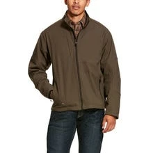 Ariat Rebar Jackets: Men's 10027872 Brown Rebar Stretch Canvas Softshell Work Jacket