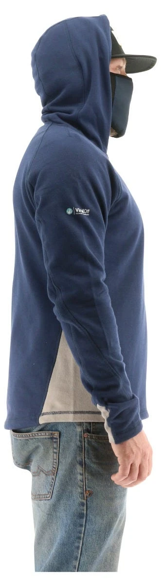 CAT Apparel: Men's 2910489 10118 Detroit Blue Viraloff Hooded Sweatshirt 2 CAT Apparel: Men's 2910489 10118 Detroit Blue Viraloff Hooded Sweatshirt - Image 2