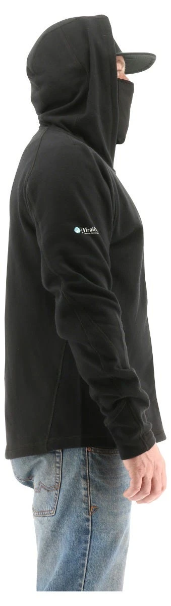 CAT Apparel: Men's 2910489 10121 Pitch Black Viraloff Hooded Sweatshirt 2 CAT Apparel: Men's 2910489 10121 Pitch Black Viraloff Hooded Sweatshirt - Image 2