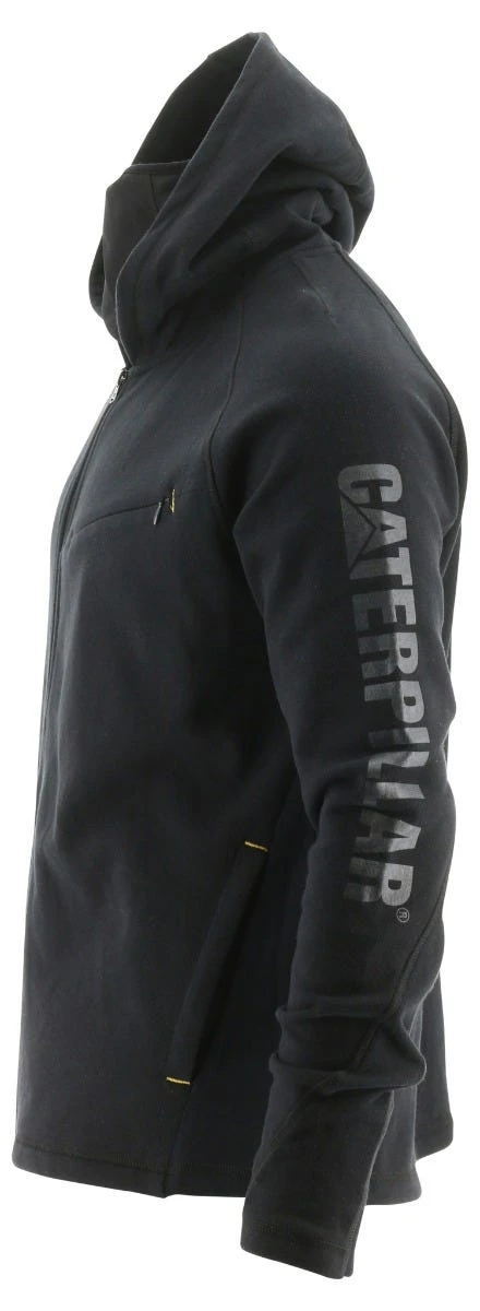 CAT Apparel: Men's 2910489 10121 Pitch Black Viraloff Hooded Sweatshirt 5 CAT Apparel: Men's 2910489 10121 Pitch Black Viraloff Hooded Sweatshirt - Image 5