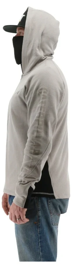 CAT Apparel: Men's 2910489 12670 Drizzle Viraloff Hooded Sweatshirt 8 CAT Apparel: Men's 2910489 12670 Drizzle Viraloff Hooded Sweatshirt -Eagle Shop 2910489 12670 1