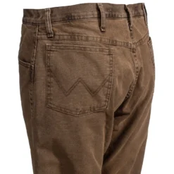 Wrangler Jeans: Men's Rugged Wear 33213 NB Thinsulate Lined Brown Jeans -Eagle Shop 33213nb 4