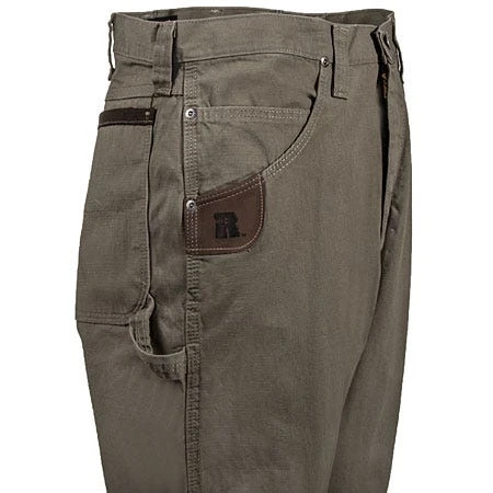 Wrangler Riggs Jeans: Men's Bark Brown 3W020 BR Cotton Ripstop Carpenter Jeans 1 Wrangler Riggs Jeans: Men's Bark Brown 3W020 BR Cotton Ripstop Carpenter Jeans