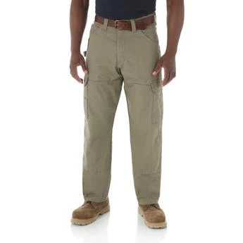 Wrangler Riggs Pants: Men's Bark 3W060 BR Ripstop Ranger Pants 1 Wrangler Riggs Pants: Men's Bark 3W060 BR Ripstop Ranger Pants