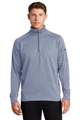 Sport-Tek Sweatshirts: Men's F247 GRY Grey Heather Tech Fleece 1/4-Zip Pullover 1 Sport-Tek Sweatshirts: Men's F247 GRY Grey Heather Tech Fleece 1/4-Zip Pullover