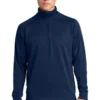 Sport-Tek Sweatshirts: Men's F247 NVY True Navy Tech Fleece 1/4-Zip Pullover