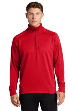 Sport-Tek Sweatshirts: Men's F247 RED True Red Tech Fleece 1/4-Zip Pullover
