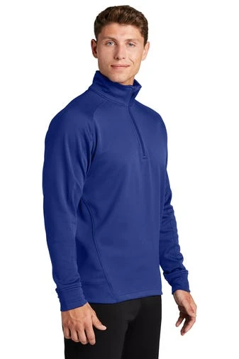 Sport-Tek Sweatshirts: Men's F247 RYL True Royal Tech Fleece 1/4-Zip Pullover 1 Sport-Tek Sweatshirts: Men's F247 RYL True Royal Tech Fleece 1/4-Zip Pullover