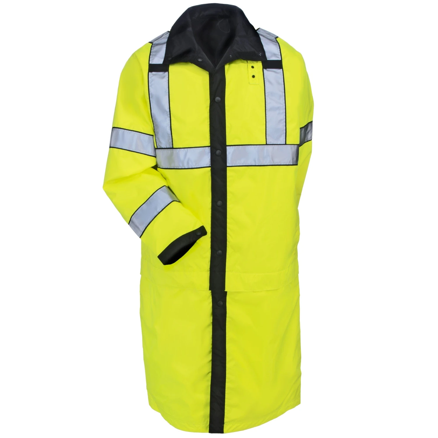 5.11 Tactical Coats: Men's 48125 019 Black High Vis Waterproof Reversible Rain Coat 3 5.11 Tactical Coats: Men's 48125 019 Black High Vis Waterproof Reversible Rain Coat - Image 3