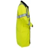 5.11 Tactical Coats: Men's 48125 019 Black High Vis Waterproof Reversible Rain Coat