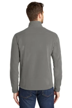 Port Authority Jackets: Men's F223 PG Pearl Grey Microfleece Jacket 5 Port Authority Jackets: Men's F223 PG Pearl Grey Microfleece Jacket -Eagle Shop 5087 pearlgrey 2 f223pearlgreymodelback3 1200w