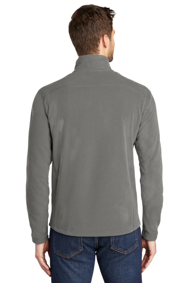 Port Authority Jackets: Men's F223 PG Pearl Grey Microfleece Jacket 3 Port Authority Jackets: Men's F223 PG Pearl Grey Microfleece Jacket - Image 3