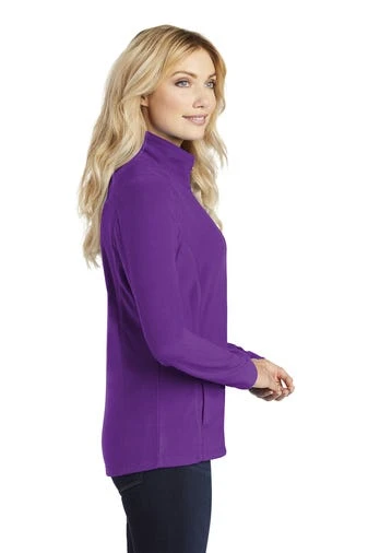 Port Authority Jackets: Women's L223 AP Amethyst Purple Microfleece Jacket 2 Port Authority Jackets: Women's L223 AP Amethyst Purple Microfleece Jacket - Image 2