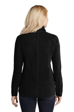 Port Authority Jackets: Women's L223 BLK Black Microfleece Jacket 7 Port Authority Jackets: Women's L223 BLK Black Microfleece Jacket -Eagle Shop 5088 black 2 l223blackmodelback4 337w