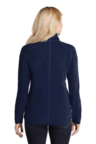 Port Authority Jackets: Women's L223 TN True Navy Microfleece Jacket 2 Port Authority Jackets: Women's L223 TN True Navy Microfleece Jacket - Image 2