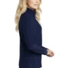 Port Authority Jackets: Women's L223 TN True Navy Microfleece Jacket