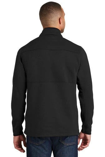Port Authority Jackets: Men's F222 BLK Black Pique Fleece Jacket 4 Port Authority Jackets: Men's F222 BLK Black Pique Fleece Jacket - Image 4
