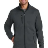 Port Authority Jackets: Men's F222 GPH Graphite Pique Fleece Jacket
