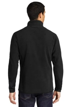 Port Authority Jackets: Men's F227 BLK Black R-Tek Pro Fleece Full-Zip Jacket 7 Port Authority Jackets: Men's F227 BLK Black R-Tek Pro Fleece Full-Zip Jacket -Eagle Shop 5518 blkblk 2 f227blkblkmodelback1 337w