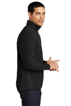 Port Authority Jackets: Men's F227 BLK Black R-Tek Pro Fleece Full-Zip Jacket 6 Port Authority Jackets: Men's F227 BLK Black R-Tek Pro Fleece Full-Zip Jacket -Eagle Shop 5518 blkblk 3 f227blkblkmodelside1 337w